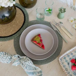 Novastyl 6 Assiettes À DessertArita 20.5Cm En GrèsGris