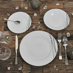 Novastyl 6 Assiettes À DessertCarbone 19Cm EnPorcelaine