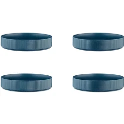 Bjorn 4 Assiettes Creuses Scandi bleu marine - 100 cl