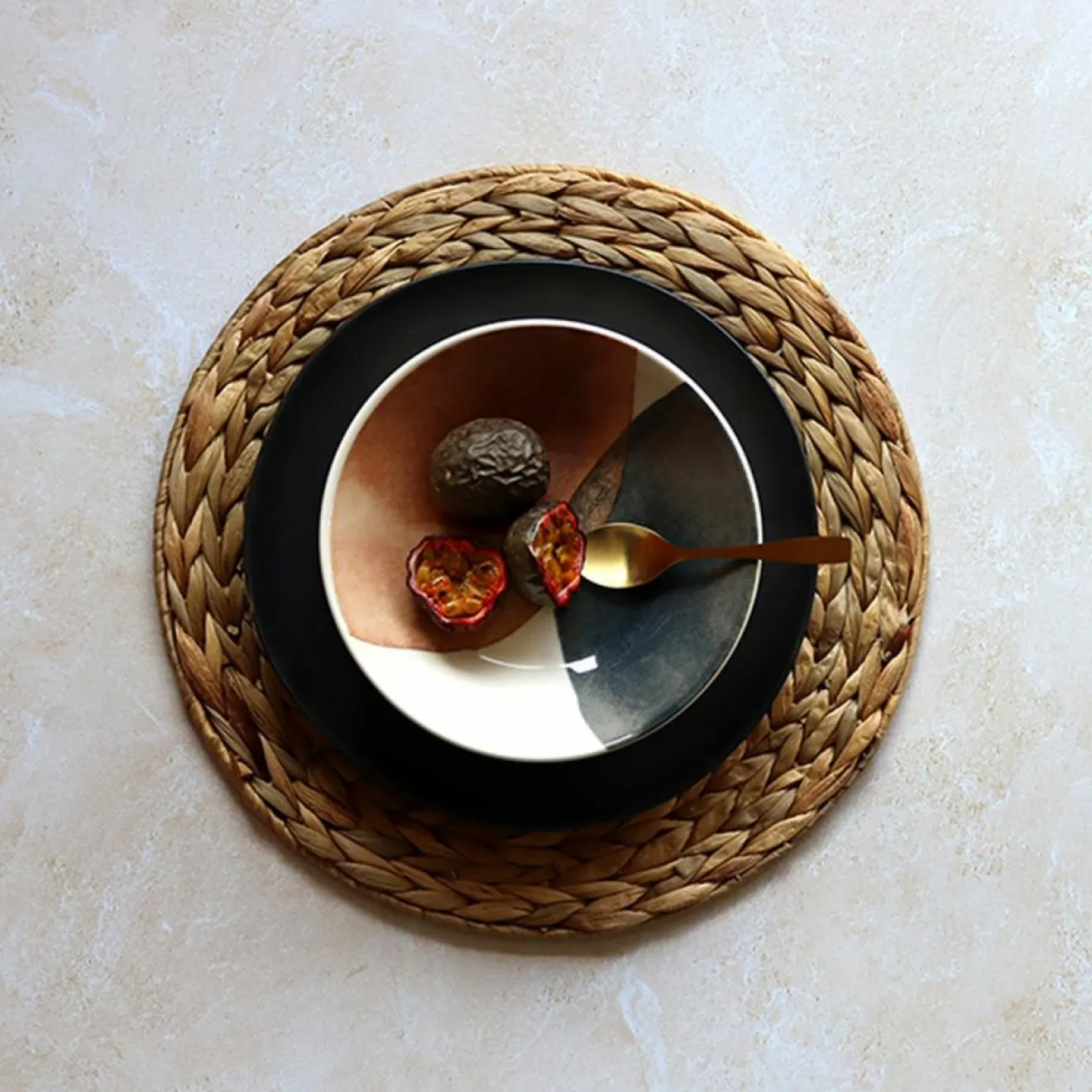 New Novastyl 6 Assiettes CreusesGaia 20Cm En Grès