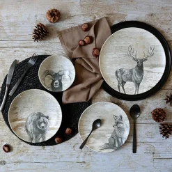 Online Novastyl 6 Assiettes DessertsLachat Renard 21Cm EnPorcelaine