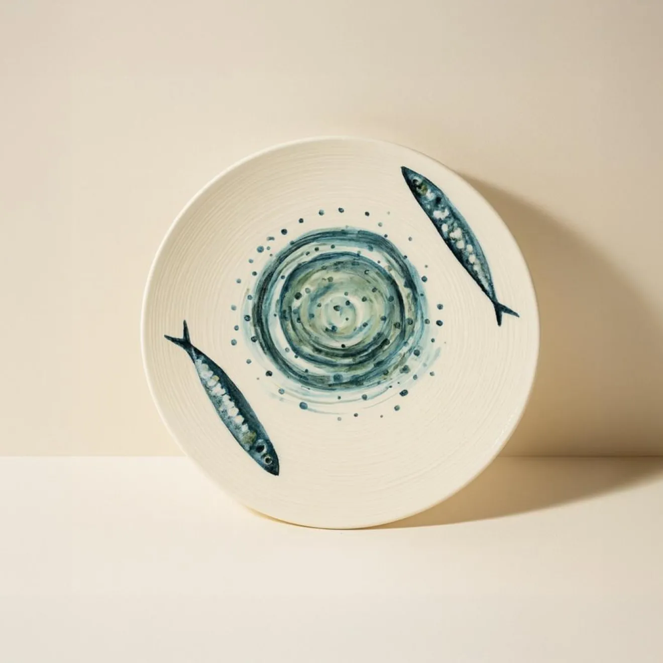 Novastyl 6 Assiettes DessertsSardine 20Cm En Faience