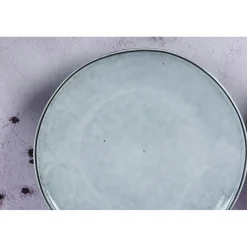 Bjorn 6 Assiettes en Grès dessert Cloud gris clair - D.21.5 cm