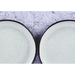 Online Bjorn 6 Assiettes en Grès Iris blanc/ivoire - D.16 cm