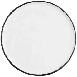 New Bjorn 4 Assiettes en Grès Pure blanc neige - D.16 cm