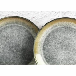 Bjorn 6 Assiettes Genesis bleu/gris kaki - D.27 cm