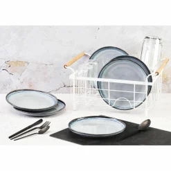 Sale Bjorn 6 Assiettes Genesis bleues - D.20.5 cm