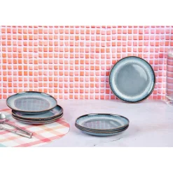 Bjorn 6 Assiettes Genesis bleues - D.16 cm