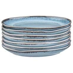 Bjorn 6 Assiettes Genesis bleues - D.16 cm