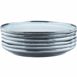 Bjorn 6 Assiettes Genesis bleues - D.27 cm