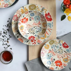 Novastyl 6 Assiettes Jaipur20Cm En Grès