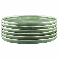 Bjorn 6 Assiettes Magma vertes - D.27 cm