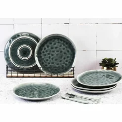 Bjorn 6 Assiettes Moon bleu nuit - D.28.5 cm