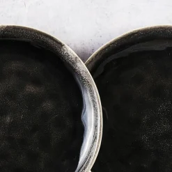 Bjorn 6 Assiettes Moon noires - D.21 cm