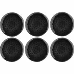 Clearance Bjorn 6 Assiettes Moon noires - D.28.5 cm