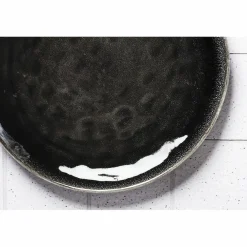 Clearance Bjorn 6 Assiettes Moon noires - D.28.5 cm