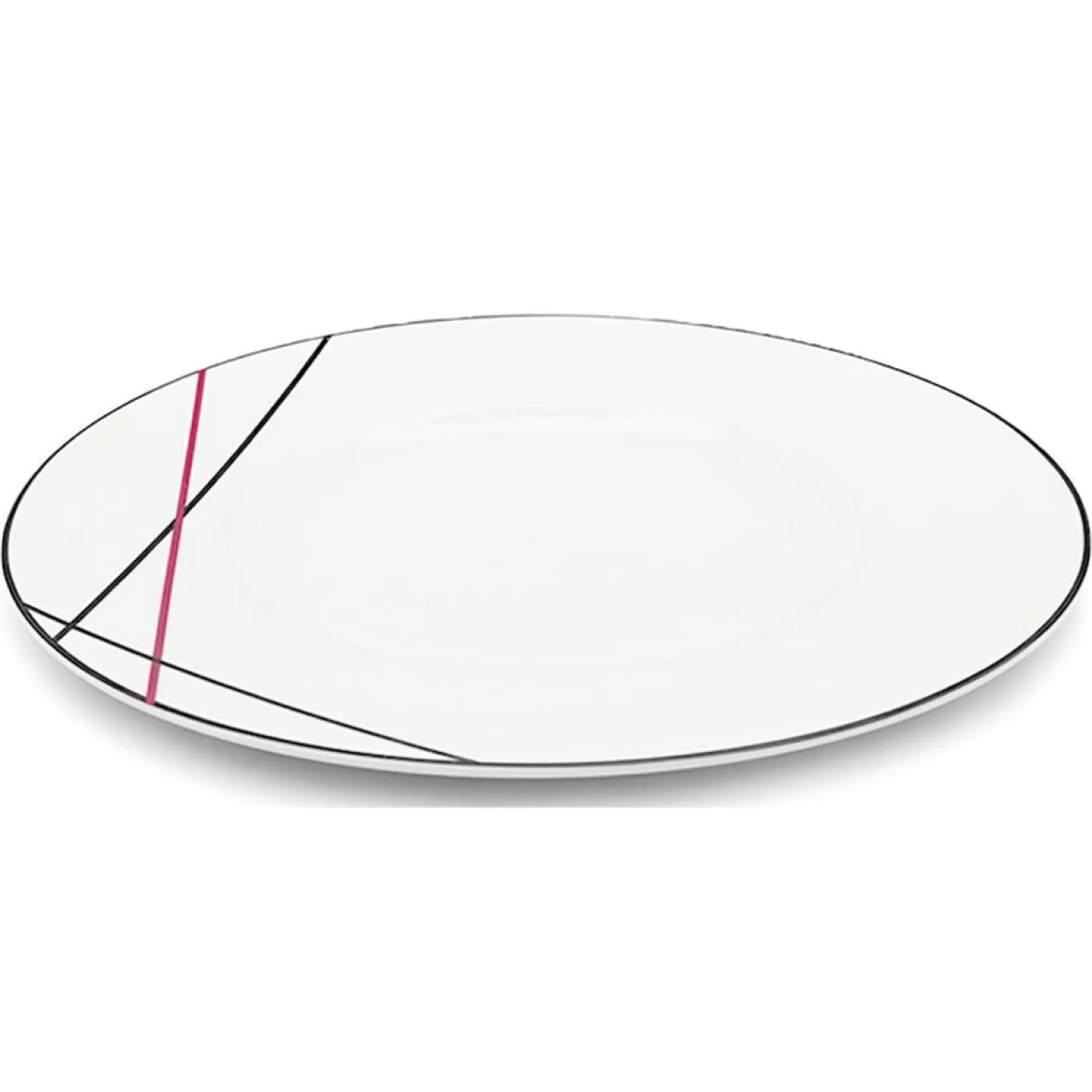 New Fauchon 6 Assiettes plates en Porcelaine Bistrot chef blanches - D.29 cm