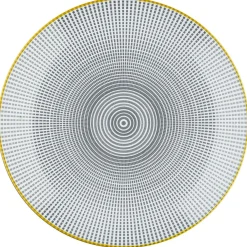 Outlet Bjorn 6 Assiettes plates Pattern Eclipse gris anthracite - D.26 cm