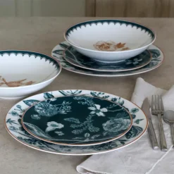 Novastyl 6 Assiettes PlatesBotanic 27Cm EnPorcelaine