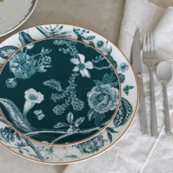 Novastyl 6 Assiettes PlatesBotanic 27Cm EnPorcelaine