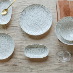 Novastyl 6 Assiettes PlatesJasmin 27Cm EnPorcelaine Blanc