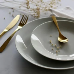 Novastyl 6 Assiettes PlatesMetropolitan 27Cm EnPorcelaine Blanche