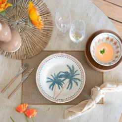 Novastyl 6 Assiettes PlatesTropique 26Cm En Grès