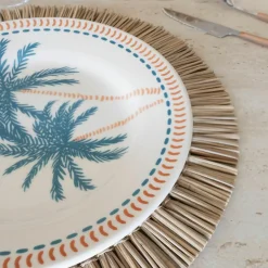 Novastyl 6 Assiettes PlatesTropique 26Cm En Grès