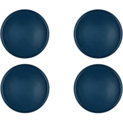 Bjorn 4 Assiettes Scandi bleu marine - D.27 cm