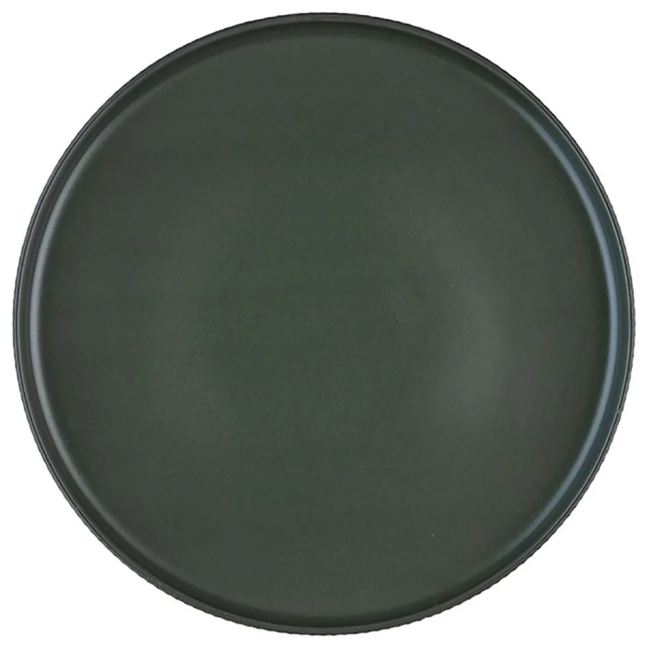 Clearance Bjorn 4 Assiettes Scandi vert olive - D.21 cm