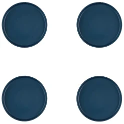 Bjorn 4 Assiettes Scandi bleu marine - D.16 cm