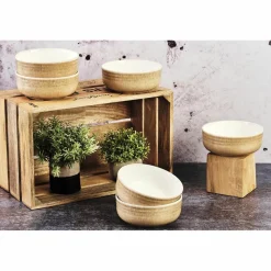 Sale Bjorn 6 Bols Cosmos beige/blanc nacré - D.15.5 cm