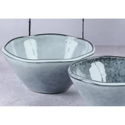 Bjorn 6 Bols en Grès Cloud gris clair - 50 cl