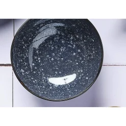 Hot Bjorn 6 Bols en Grès Iris bleu foncé - 30 cl