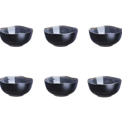 Hot Bjorn 6 Bols en Grès Iris bleu foncé - 30 cl