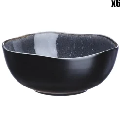 Bjorn 6 Bols en Grès Iris bleu foncé - 80 cl