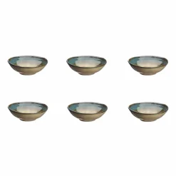 Bjorn 6 Bols en Grès Island kaki/bleu - 30 cl