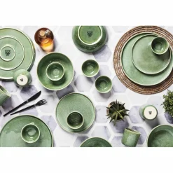 Discount Bjorn 6 Bols en Grès Magma verts - D.18.5 cm