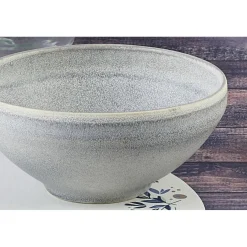 Bjorn 6 Bols en Grès Stone gris clair - 60 cl