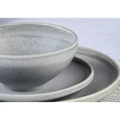 Discount Bjorn 6 Bols en Grès Stone gris clair - 120 cl