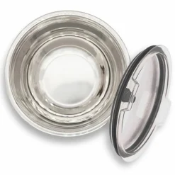 Outlet Gam'Hotel 3 Bols inox avec couvercle hermétique inox/noirs