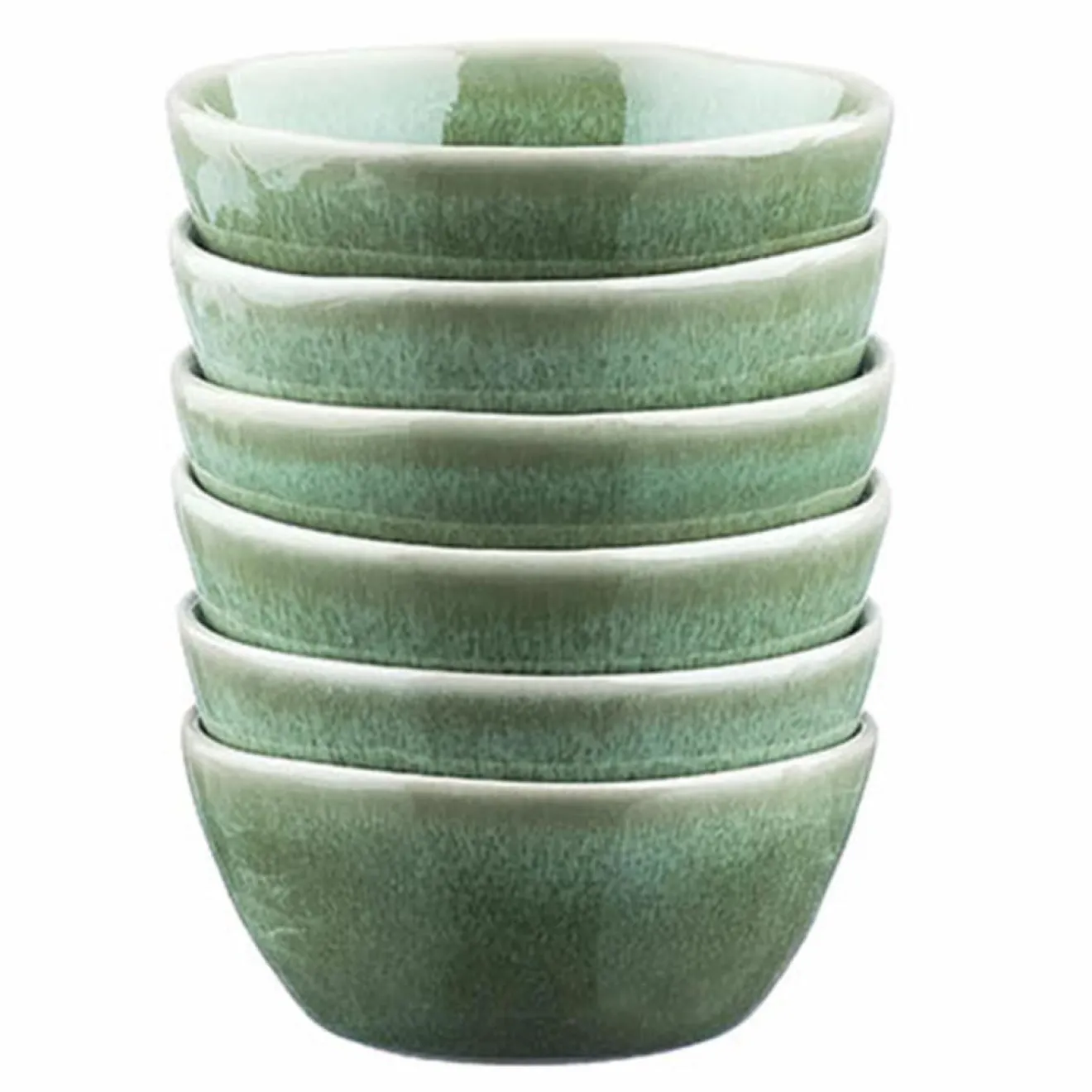 New Bjorn 6 Bols Magma verts - D.9 cm