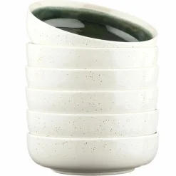 Outlet Bjorn 6 Bols Oxygen gris/vert bouteille/beige - D.17.5 cm