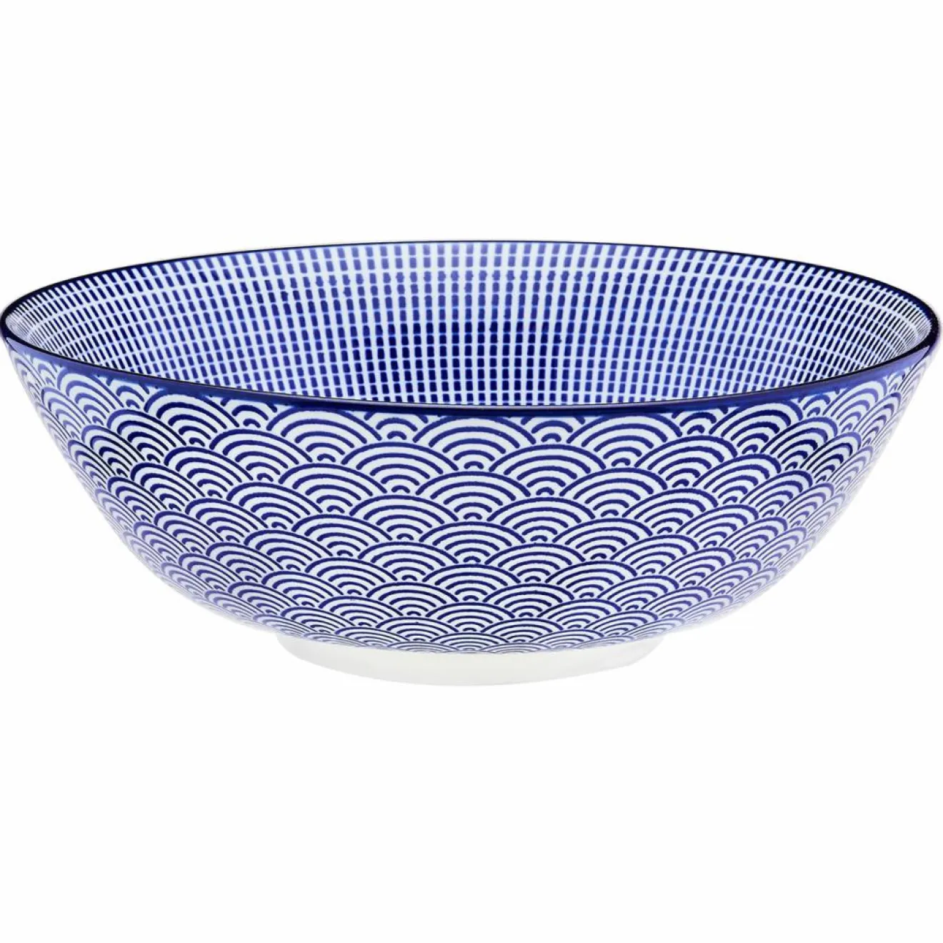 Clearance Bjorn 6 Bols Pattern Dark blue bleu foncé - D.21 cm