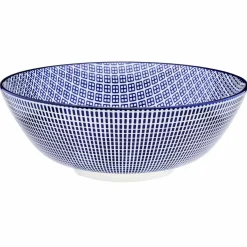 Clearance Bjorn 6 Bols Pattern Dark blue bleu foncé - D.21 cm