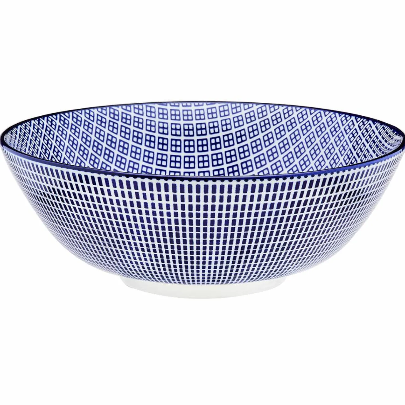 Clearance Bjorn 6 Bols Pattern Dark blue bleu foncé - D.21 cm