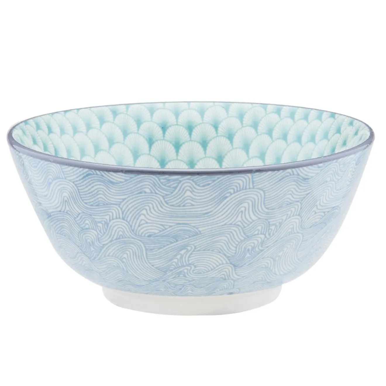 Bjorn 6 Bols petit-déjeuner Pastel rose pastel/bleu pastel/vert pastel - D.15 cm