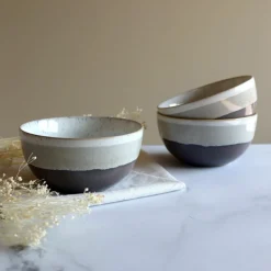 Clearance Novastyl 6 Bols Riga Marron57Cl En Grès