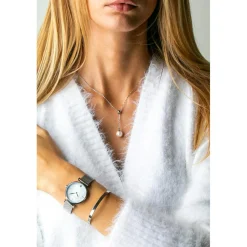 Femme Amelia Parker 2 Bracelets Rustle argentés