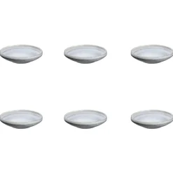 Bjorn 6 Coupelles en Grès Stone gris clair - 20 cl